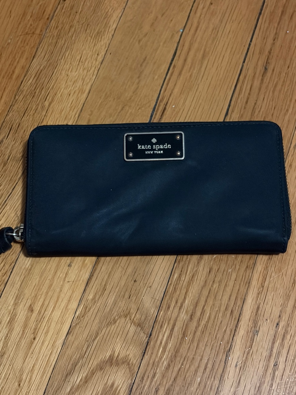 Kate Spade Black Zipper Wallet